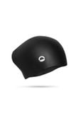 Nón bơi silicon cao cấp dành cho tóc dài SOBIE Black - White S26