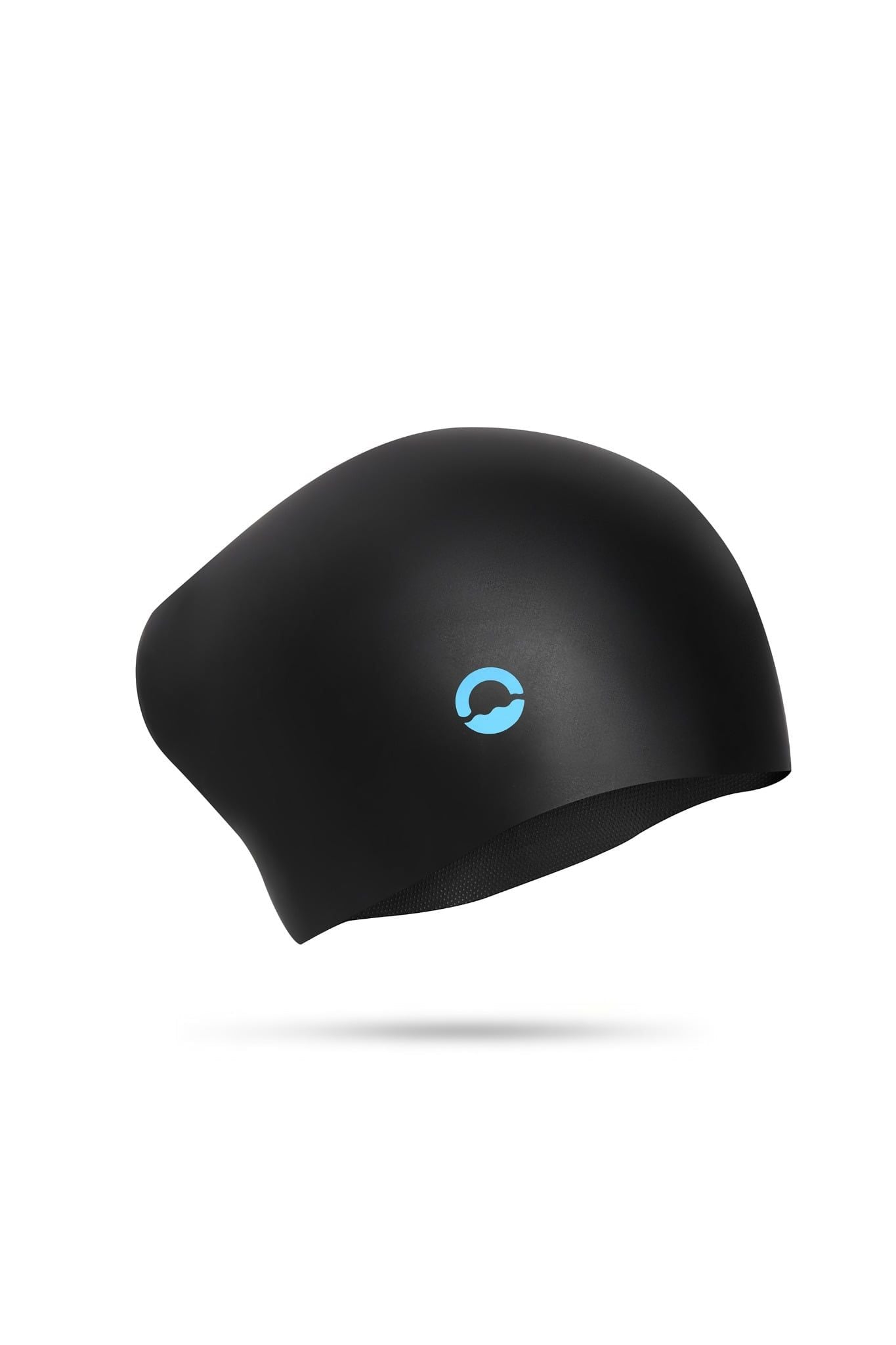 Nón bơi silicone cao cấp dành cho tóc dài SOBIE Black - Blue S25 — 2