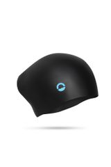 Nón bơi silicone cao cấp dành cho tóc dài SOBIE Black - Blue S25 2
