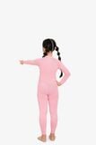 Wetsuit KID bé gái SOBIE liền thân tay dài giữ nhiệt màu hồng Warmy Pink 5