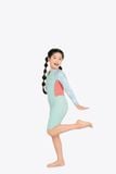 Wetsuit KID bé gái SOBIE liền thân tay dài giữ nhiệt màu xanh Warmy Baby Blue 3