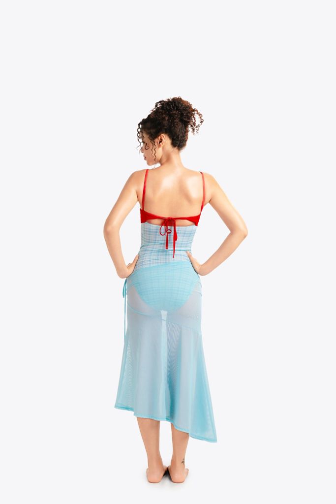 Đồ bơi nữ SOBIE liền thân monokini kèm váy voan dài Hot Hot, ảnh 5