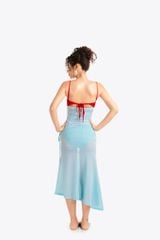 Đồ bơi nữ SOBIE liền thân monokini kèm váy voan dài Hot Hot 5