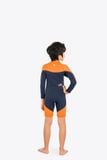 Wetsuit bé trai SOBIE liền thân tay dài giữ nhiệt màu Navy Warmy Navy