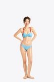 Set bikini SOBIE hoạ tiết caro kèm váy choàng voan So Hot 3