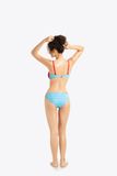 Set bikini SOBIE hoạ tiết caro kèm váy choàng voan So Hot 6