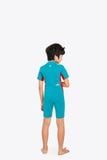 Wetsuit KID bé trai SOBIE liền thân tay ngắn giữ nhiệt màu xanh Warmy Green 5