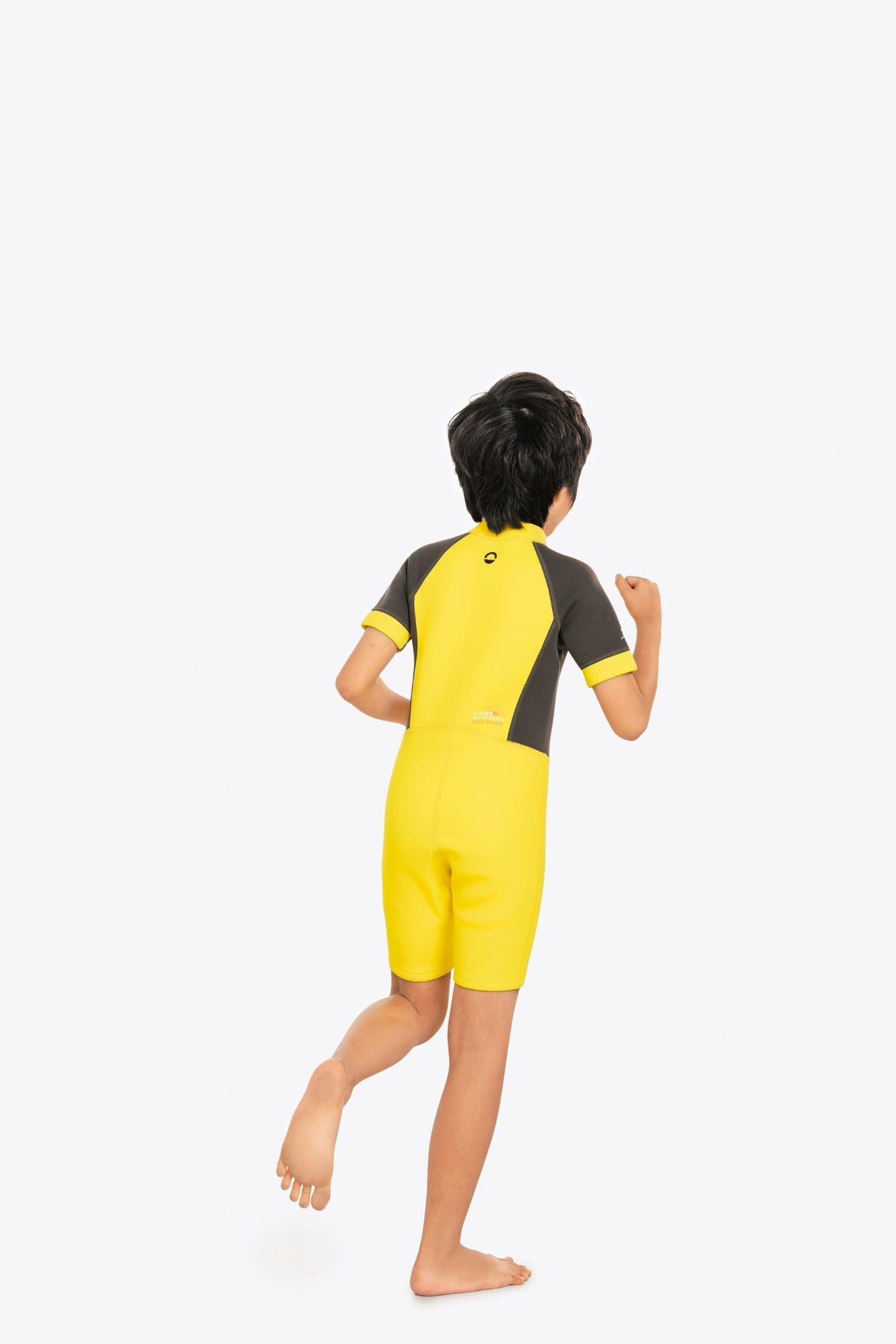 Wetsuit KID bé trai SOBIE liền thân tay ngắn giữ nhiệt màu vàng Warmy Yellow — 5