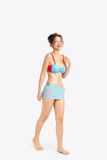 Set bikini SOBIE hoạ tiết caro kèm váy choàng voan So Hot 9