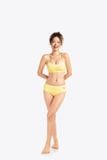 Set bikini 2 mảnh SOBIE hoạ tiết caro Hot Golden 2