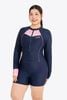Đồ bơi nữ SOBIE liền thân tay dài chống nắng Chubby Lynn