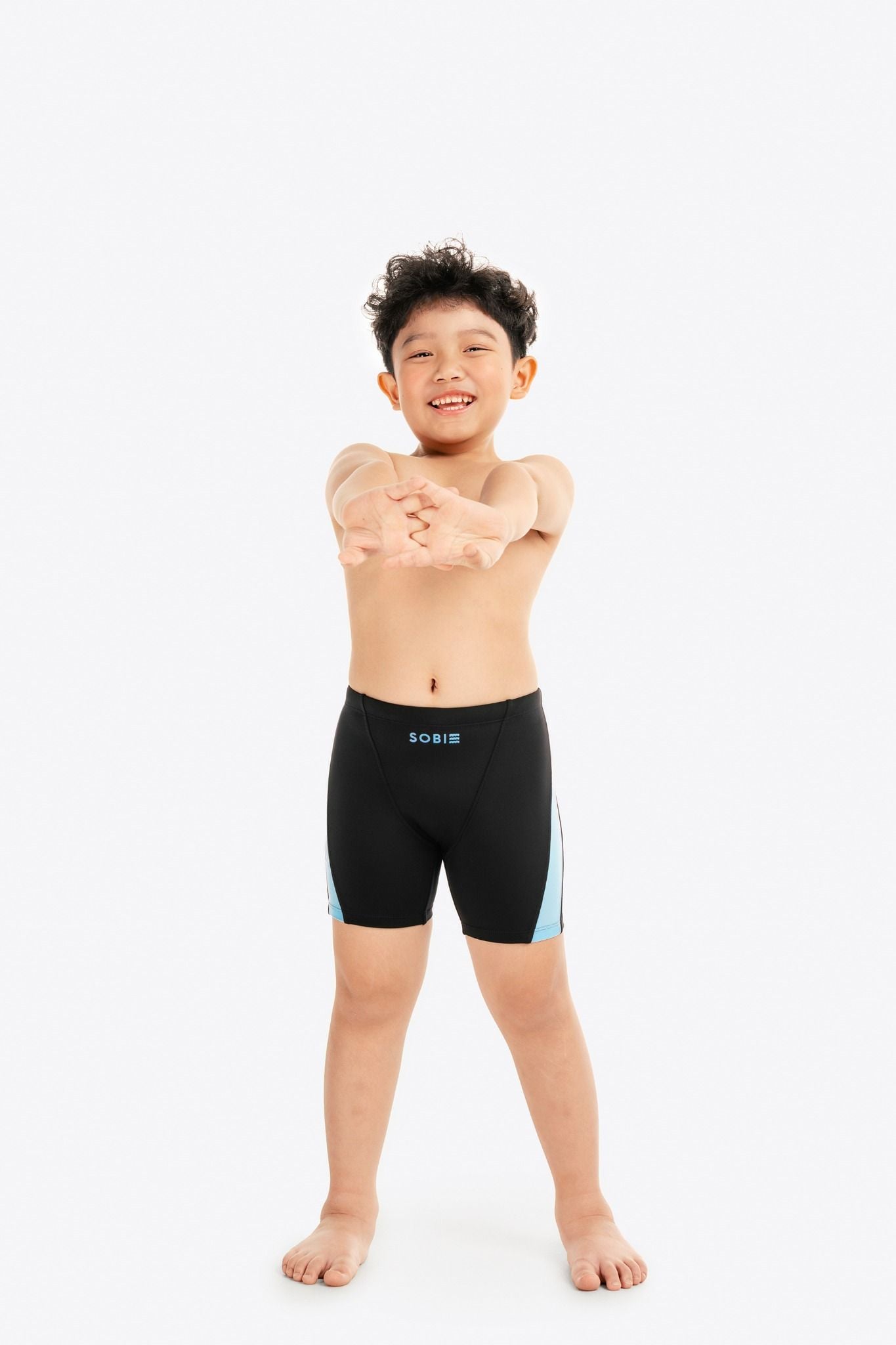 Quần bơi Kid Boxer Aqua Arctic