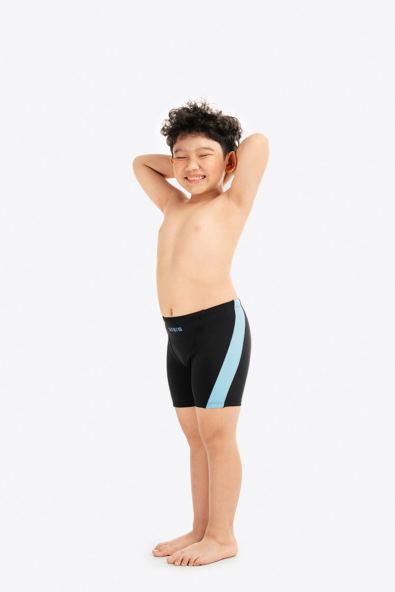 Quần bơi Kid Boxer Aqua Arctic