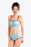 Set bikini 2 mảnh SOBIE hoạ tiết caro Hot Pearl 1