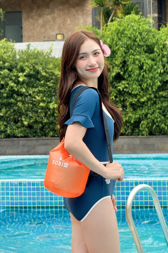 Túi khô chống nước trong suốt 5L Peach, ảnh 6