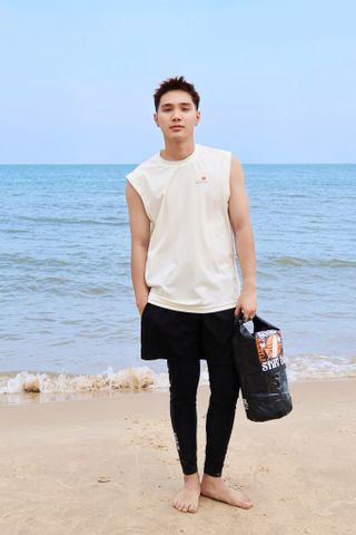  Áo thun đi biển Surfing Tank Summer Ivory 