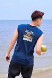  Áo thun đi biển Surfing Tank Summer Navy 