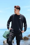  Áo tay dài đi biển Rashguard Loose Summer Black 