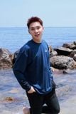  Áo tay dài đi biển Rashguard Loose Summer Navy 