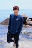  Áo tay dài đi biển Rashguard Loose Summer Navy 