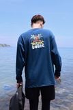  Áo tay dài đi biển Rashguard Loose Summer Navy 