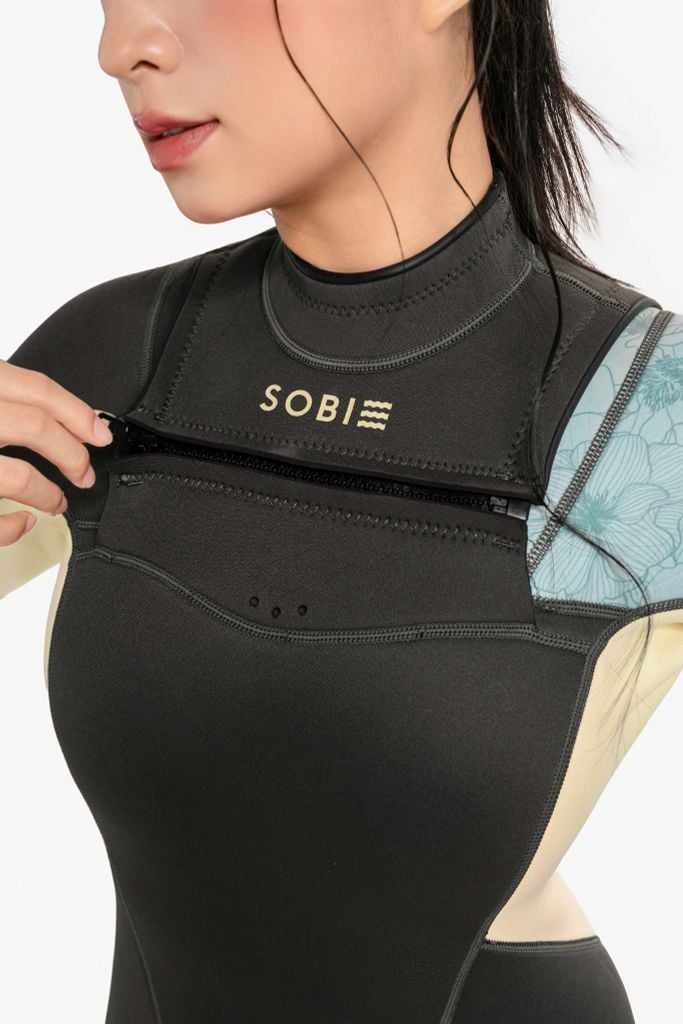Wetsuit Nữ SOBIE Full Body giữ nhiệt 2.5mm FrontZip Ocean Wave — 7