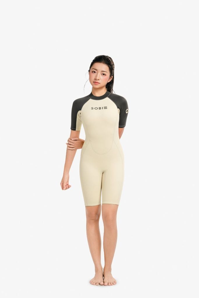 Wetsuit Nữ SOBIE tay ngắn Half Body giữ nhiệt 1.5mm Ocean Rica — 2