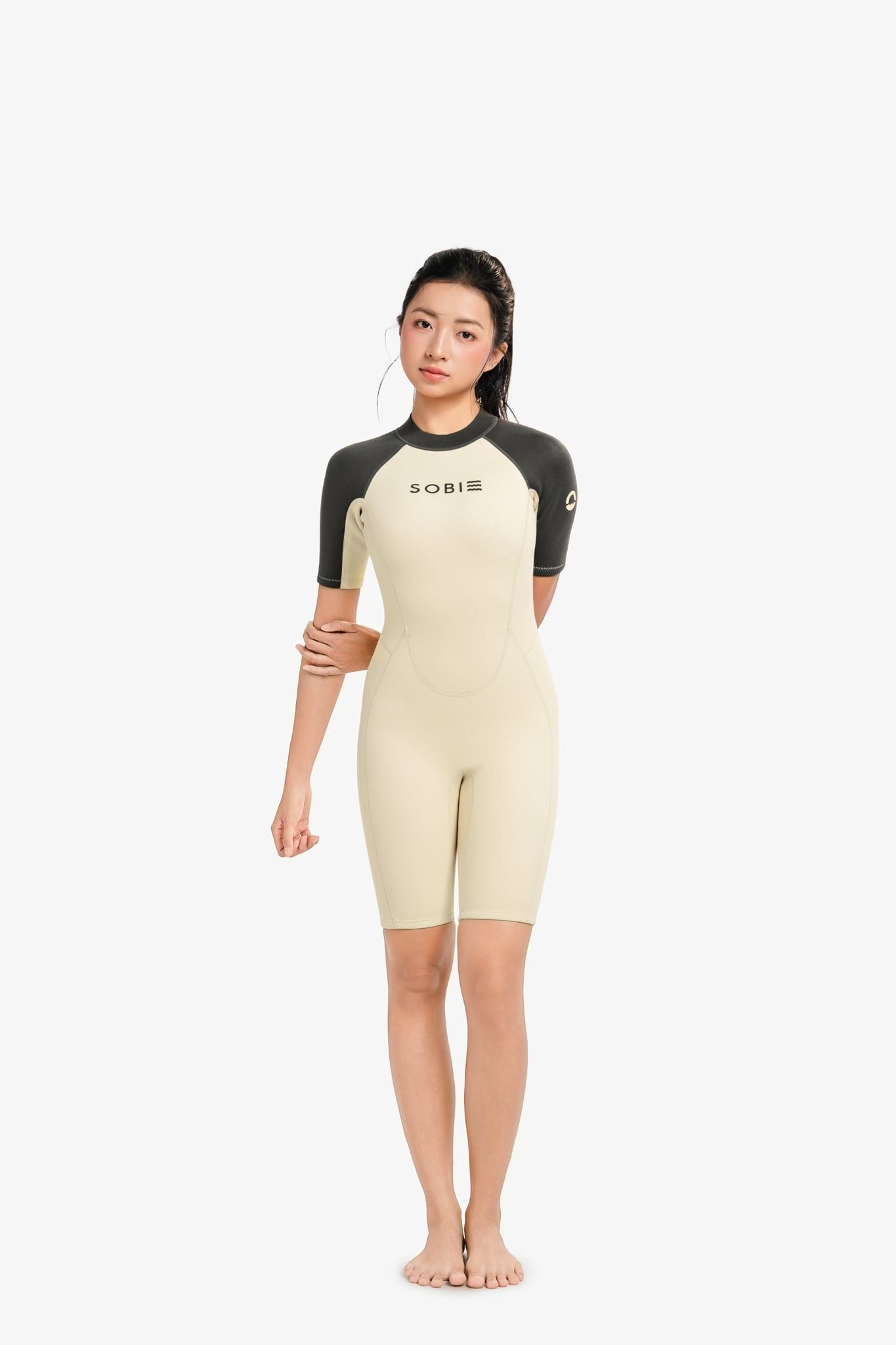 Wetsuit Nữ SOBIE tay ngắn Half Body giữ nhiệt 1.5mm Ocean Rica