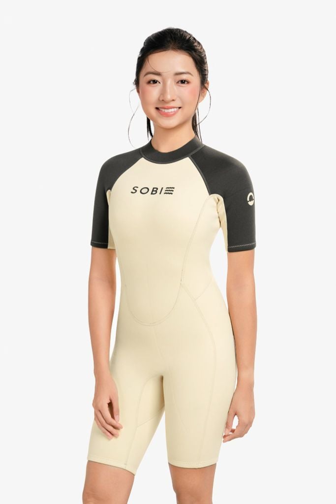 Wetsuit Nữ SOBIE tay ngắn Half Body giữ nhiệt 1.5mm Ocean Rica — 1
