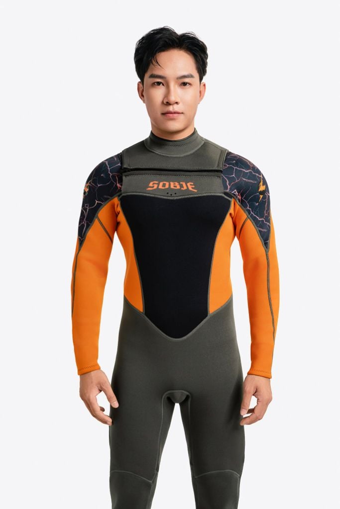Wetsuit Nam SOBIE Full Body giữ nhiệt 2.5mm FrontZip Ocean Pulse — 1