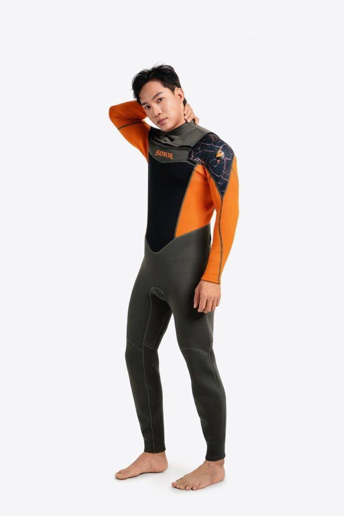 Wetsuit Nam SOBIE Full Body giữ nhiệt 2.5mm FrontZip Ocean Pulse — 3