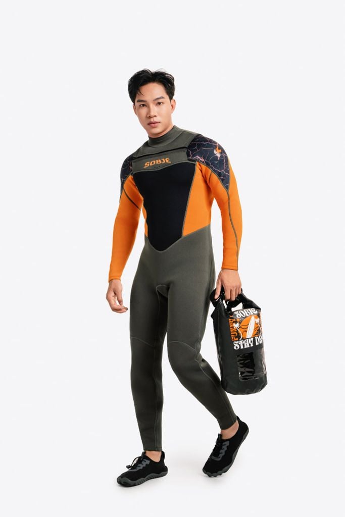 Wetsuit Nam SOBIE Full Body giữ nhiệt 2.5mm FrontZip Ocean Pulse — 8
