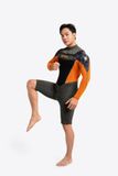 Wetsuit Nam SOBIE tay dài Half Body giữ nhiệt 1.5mm Ocean Swell 3