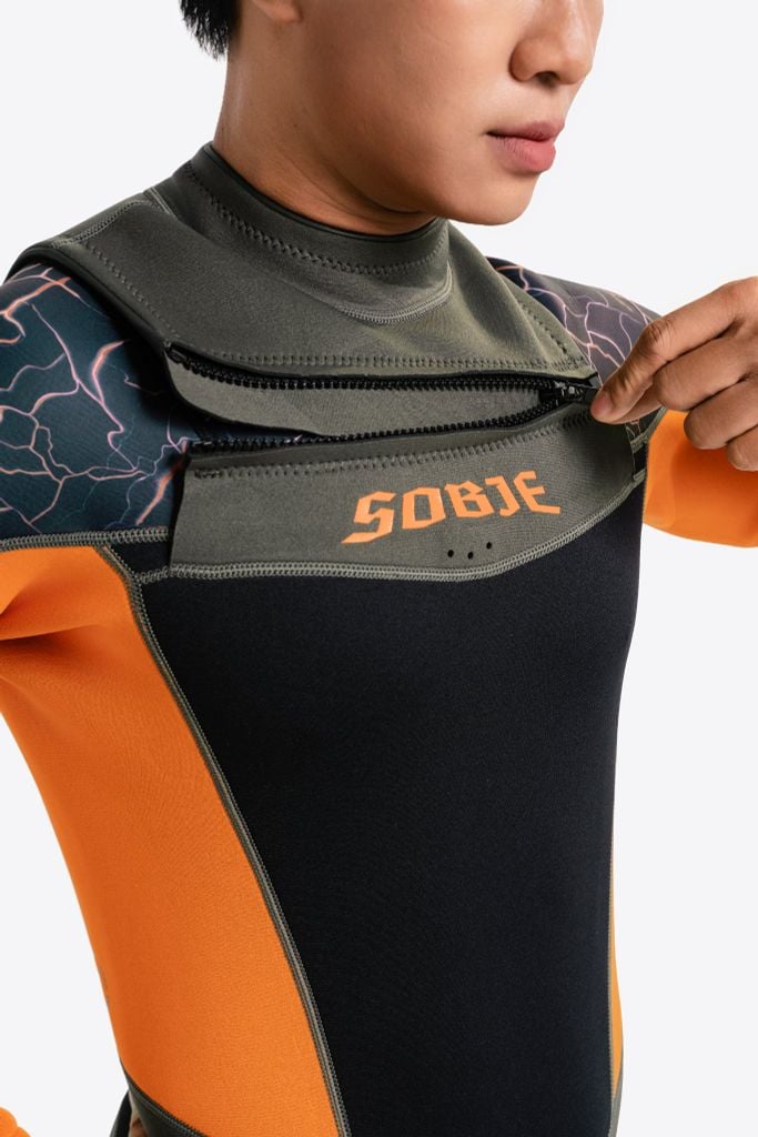 Wetsuit Nam SOBIE tay dài Half Body giữ nhiệt 1.5mm Ocean Swell — 6