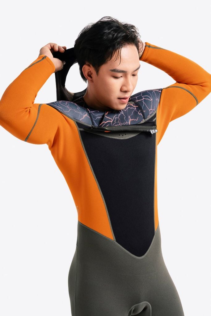 Wetsuit Nam SOBIE tay dài Half Body giữ nhiệt 1.5mm Ocean Swell — 9