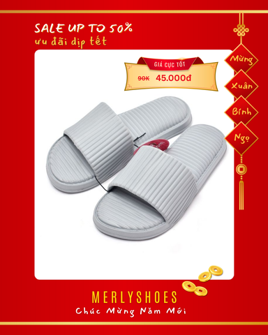 [ GIẢM 30% ] Dép Nhựa Thái Lan Moniga 1320N Xanh Biển, Xám, Tím