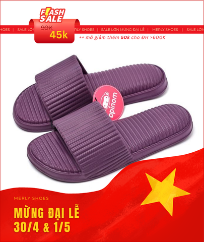 [ GIẢM 30% ] Dép Nhựa Thái Lan Moniga 1320N Xanh Biển, Xám, Tím