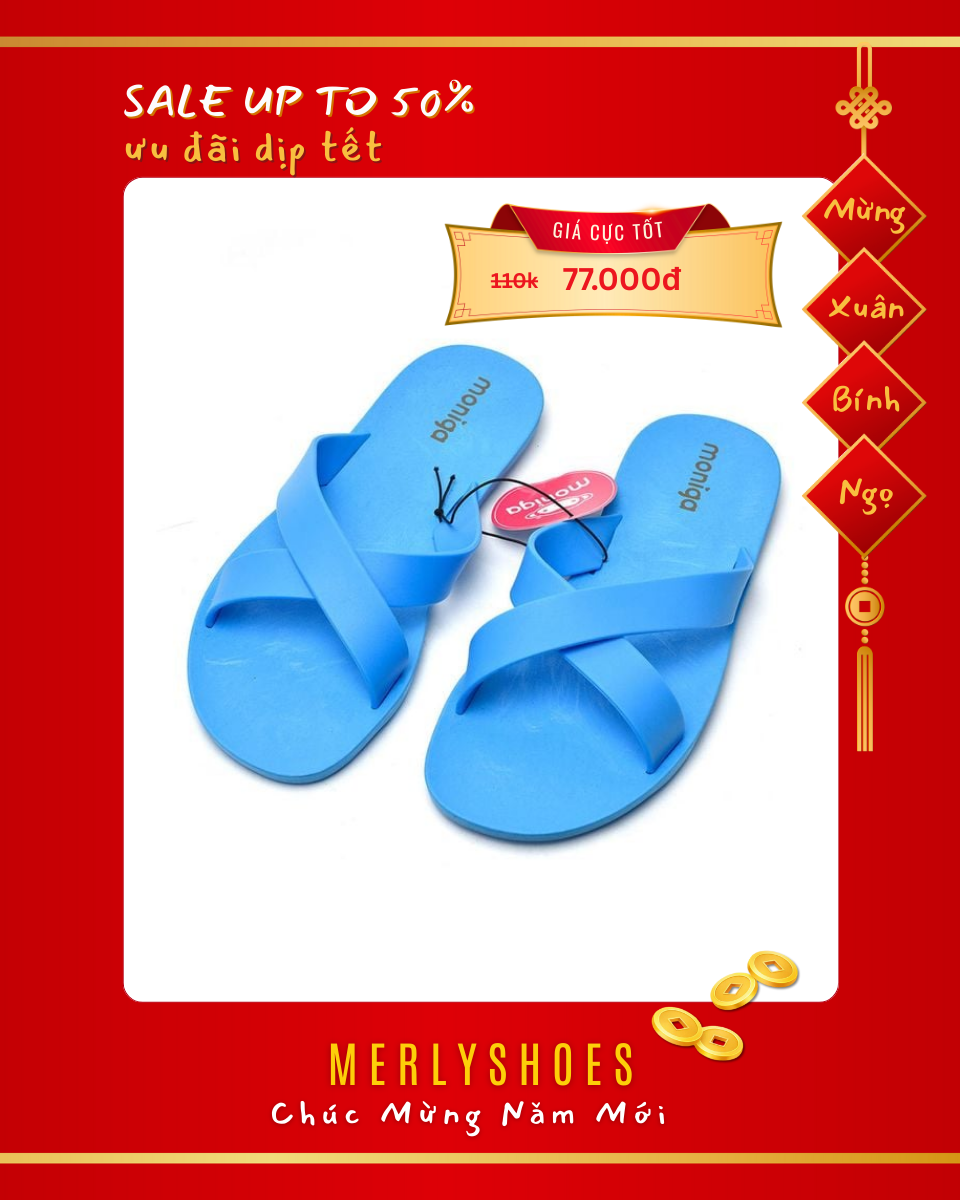 Dép Quai Ngang Nữ, Dép Nhựa Thái Lan 1379N