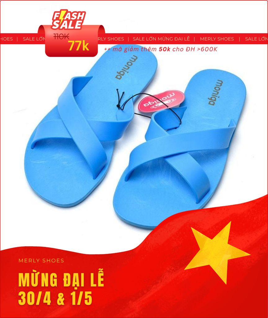 Dép Quai Ngang Nữ, Dép Nhựa Thái Lan 1379N