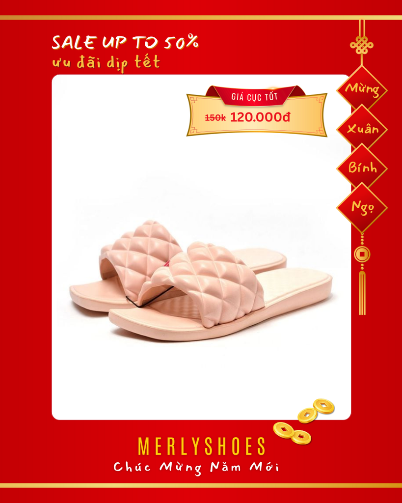 Dép Quai Ngang Nữ, Dép Nhựa Thái Lan Nữ Moniga 1423N