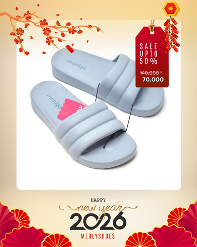 Dép Quai Ngang Nữ, Dép Nhựa Thái Lan, Dép Đi Văn Phòng Moniga 10.6 1445N