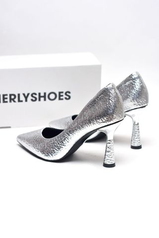 Giày Cao Gót Bạc Đi Tiệc, Giày Cao Gót Đi Tiệc Big Size Màu Bạc