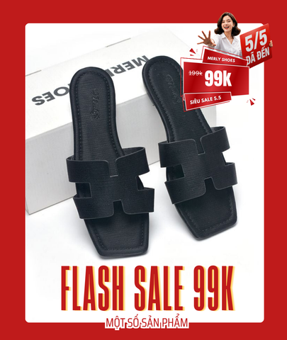 Dép Chữ H Nữ Mềm Thương Hiệu Merly 1558 Đen Vân Bigsize 35-43, Dép Nữ Big Size, Dép Quai Ngang Nữ, Dép Nữ Cao Cấp, Dép Lê Nữ, Shop Giày Dép Big Size Nữ