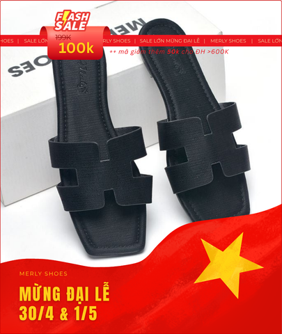 Dép Chữ H Nữ Mềm Thương Hiệu Merly 1558 Đen Vân Bigsize 35-43, Dép Nữ Big Size, Dép Quai Ngang Nữ, Dép Nữ Cao Cấp, Dép Lê Nữ, Shop Giày Dép Big Size Nữ