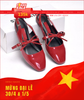 Giày Búp Bê Đỏ Tiểu Thư Buộc Nơ Merly 1586, Giày Bệt Nữ, Giày Nữ Big Size 35-43, Giày Búp Bê Quai Ngang, Giày Mũi Vuông, Giày Nữ Tết 2025