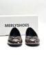 Giày Búp Bê Màu Bạc Nơ Nhí Mũi Tròn Da Mềm Mại Merly 1636 Chì Metallic, Giày Ballet Nữ Big Size 35-43 Chuẩn Form, Phiên Bản Cải Tiến Của Giày Búp Bê Nơ 1038