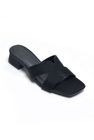 Guốc Nữ Chữ H Đế Thấp 3cm Merly 1637 Màu Đen Vân Êm Ái BH 1 Năm, Guốc Nữ Bigsize 35-43, Dép Nữ Cao Gót