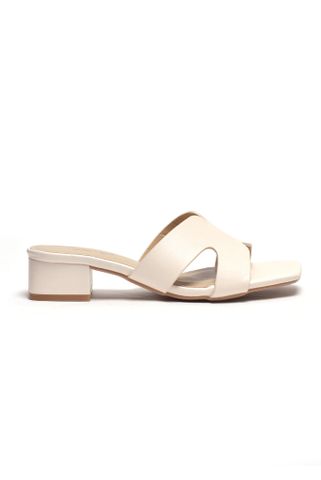 Guốc Nữ Chữ H Đế Thấp 3cm Merly 1637 Màu Trắng Kem Êm Ái BH 1 Năm, Guốc Nữ Bigsize 35-43, Dép Nữ Cao Gót