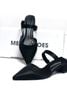 Guốc Sục Nữ Merly Bigsize 35-43, Giày Sục Nữ Mũi Nhọn Đế Vuông 3cm 1647 Đen, Sandal Bít Mũi, Giày Mule, Giày Búp Bê, Giày Công Sở Nữ
