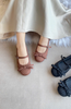 Giày Búp Bê Quai Ngang Nâu Chấm Bi Cổ Điển Merly 1658, Giày Búp Bê Big Size 35-43, Giày Búp Bê Mũi Tròn Đế Bám Nền Chống Trơn, Giày Bệt, Giày Chấm Bi